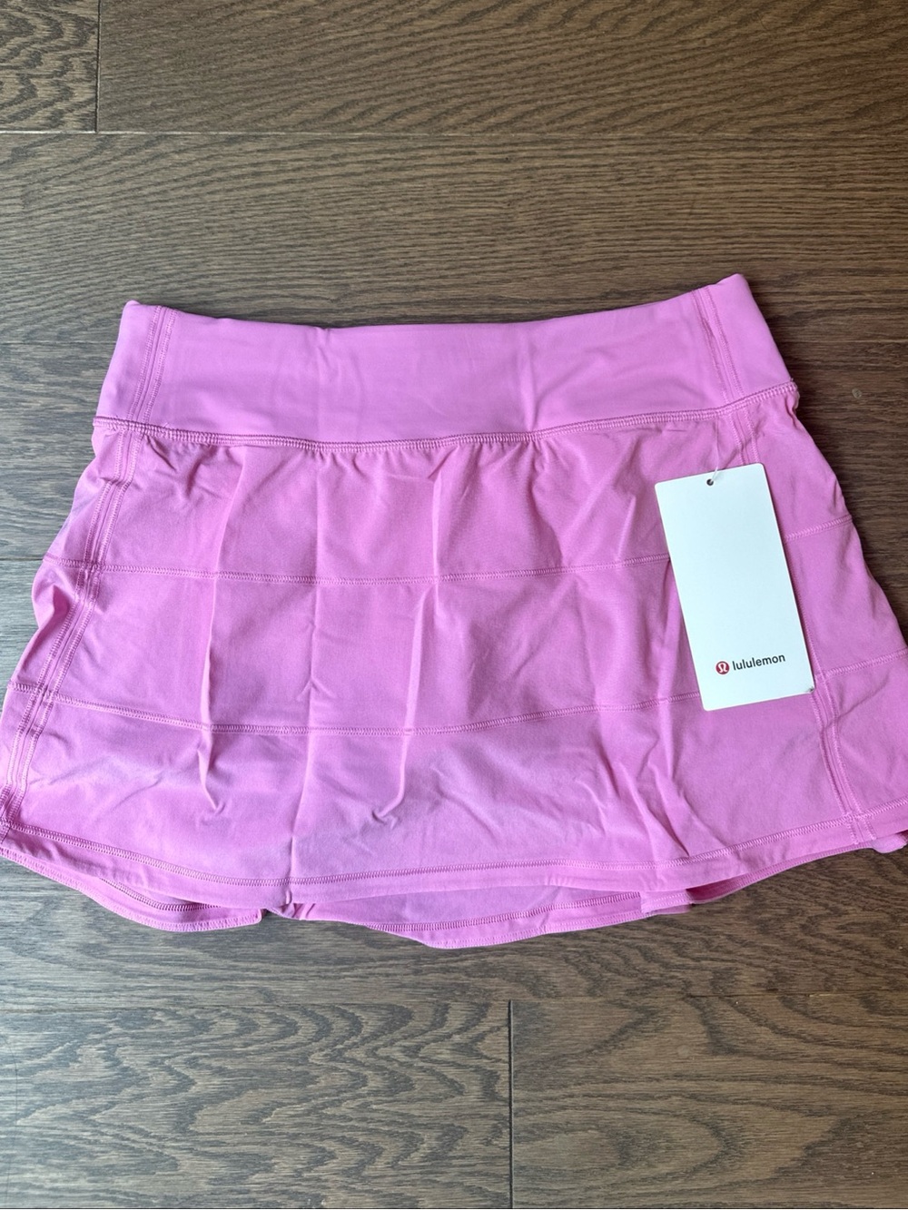 FAST SHIP LULULEMON Pace Rival Mid-Rise Skirt Long Sweet Sorbet Sz 6 Long NEW